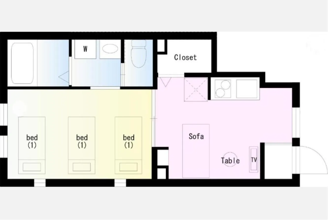 Apartament Lien 西新宿 Tokio Japonia